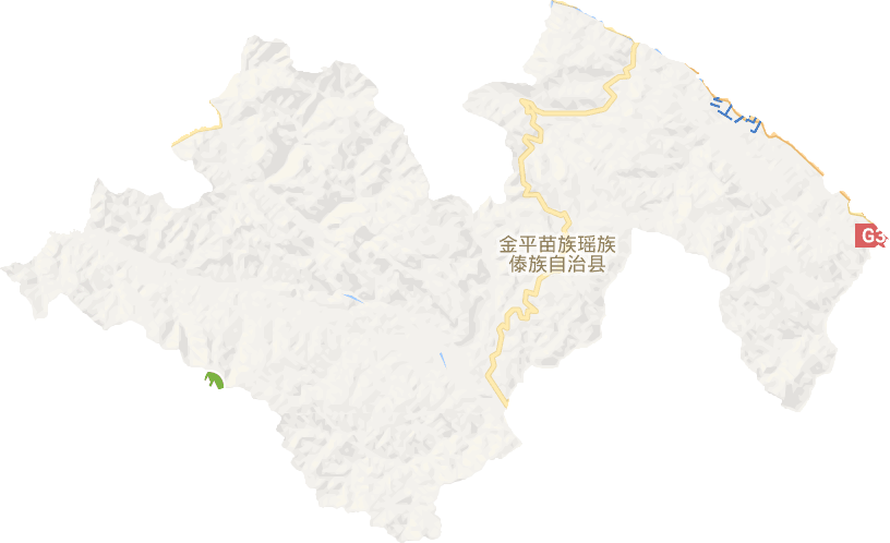 金平县电子地图
