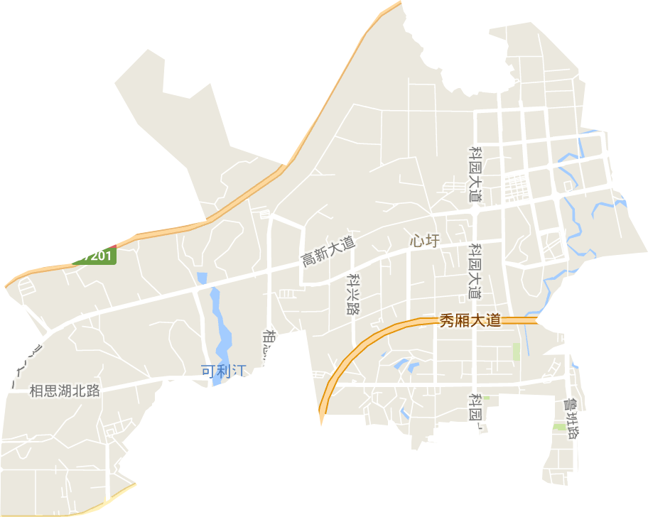 心圩街道电子地图
