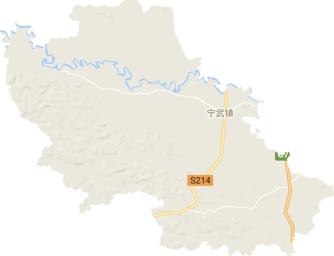 宁武镇电子地图