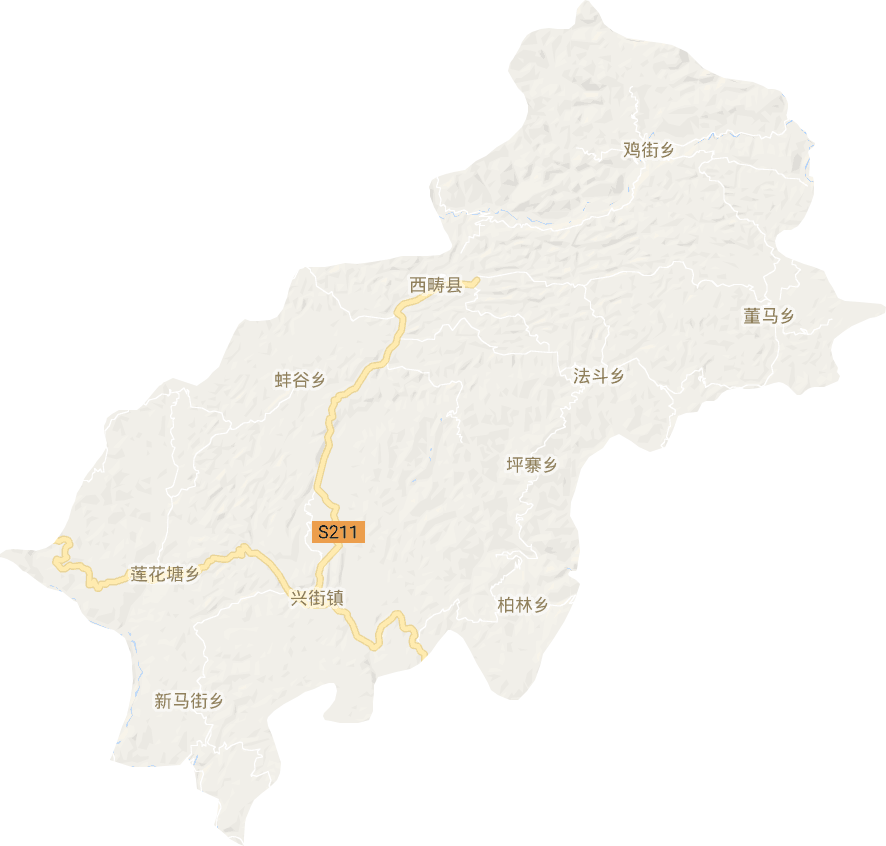 西畴县电子地图
