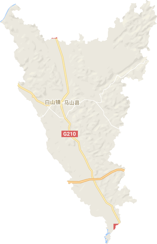 白山镇电子地图