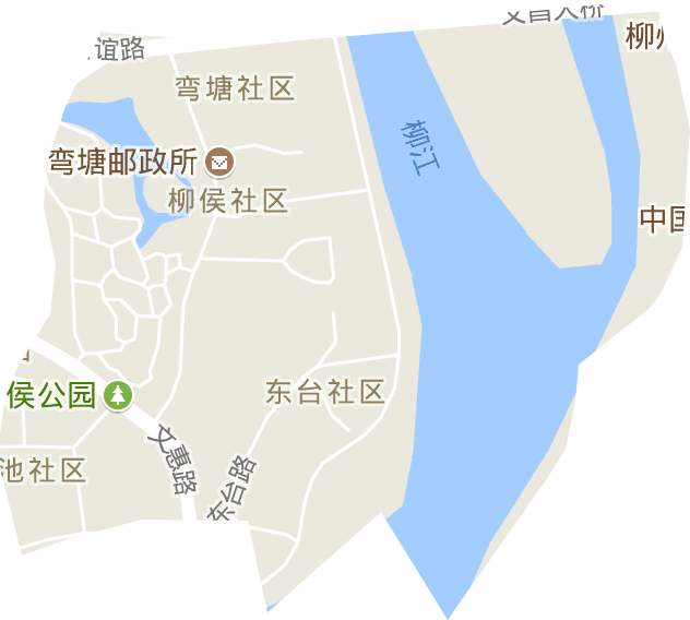 公园街道电子地图