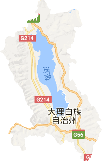 大理市电子地图