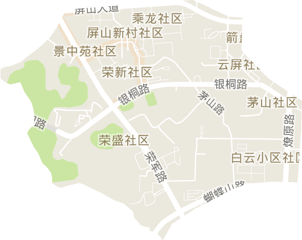 荣军街道电子地图