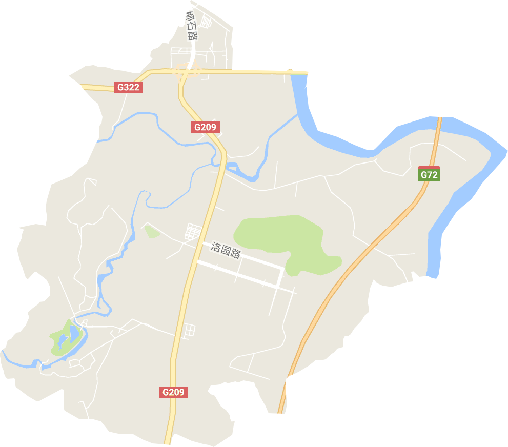 白莲街道电子地图