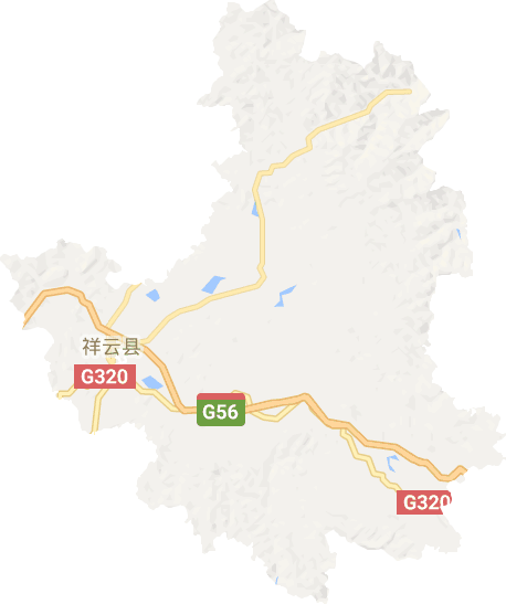 祥云县电子地图