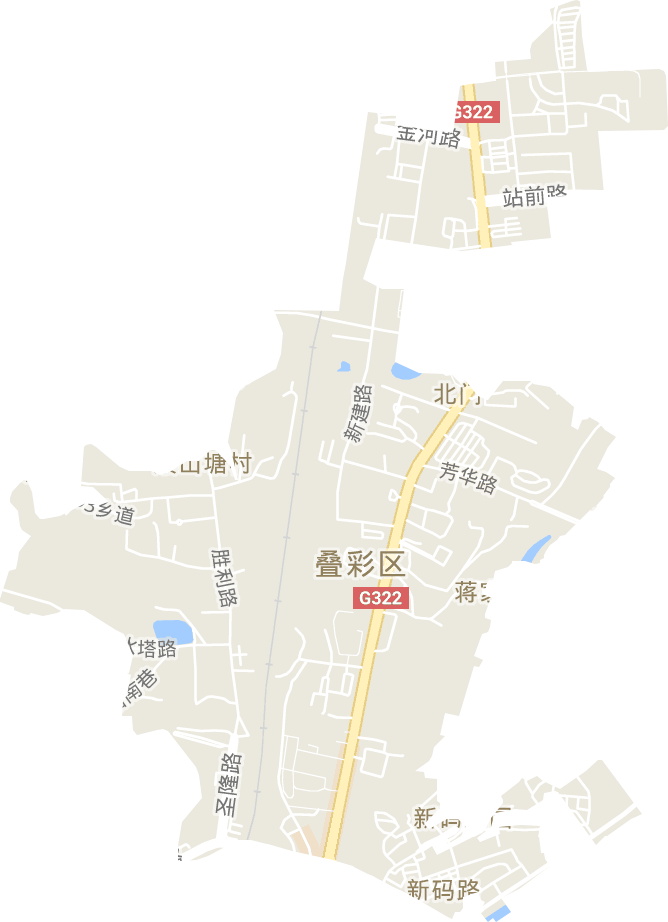 北门街道电子地图