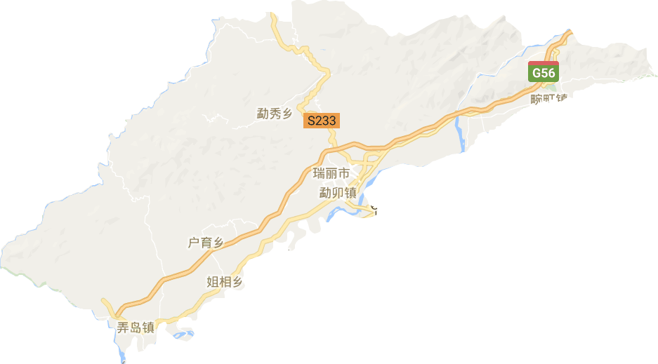 瑞丽市电子地图