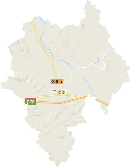 二塘镇电子地图