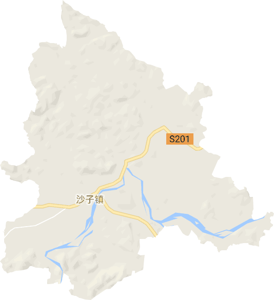沙子镇电子地图