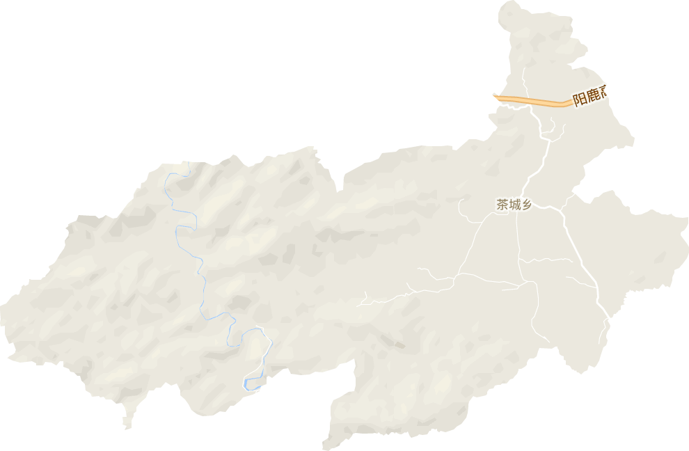 茶城乡电子地图