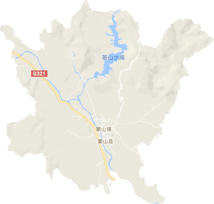 蒙山镇电子地图