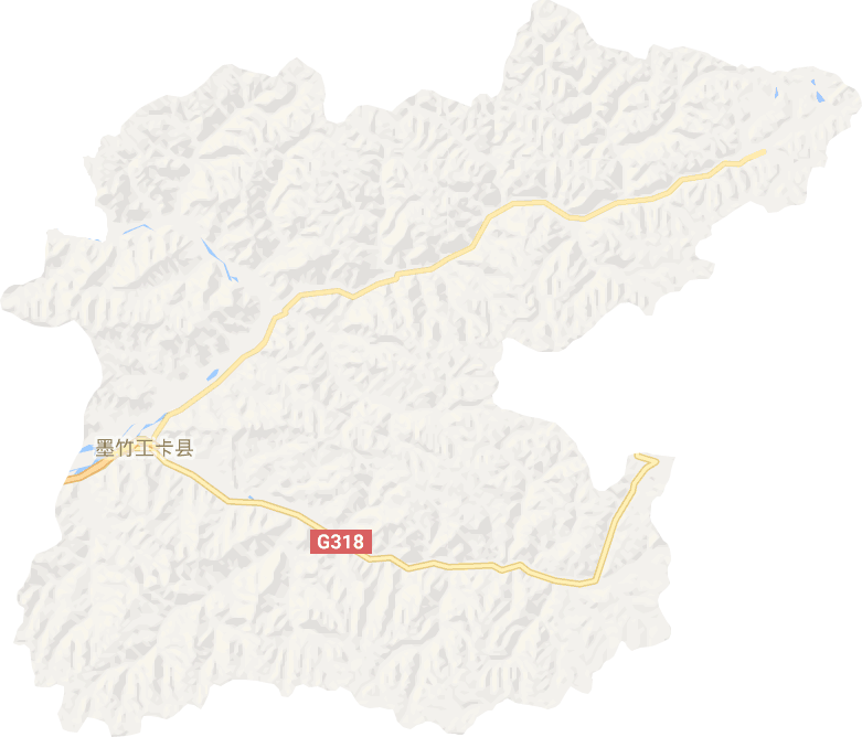 墨竹工卡县电子地图