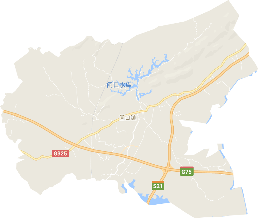闸口镇电子地图
