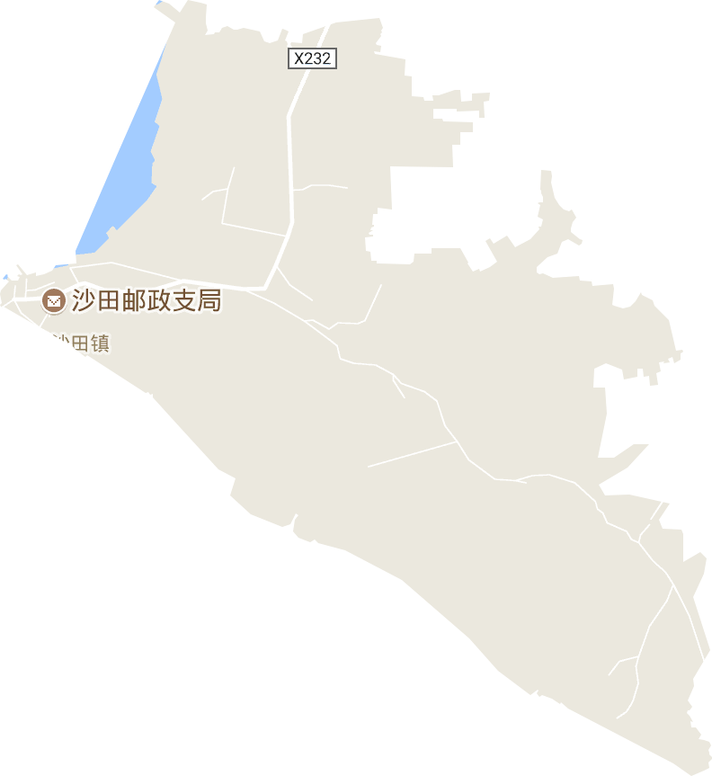 沙田镇电子地图
