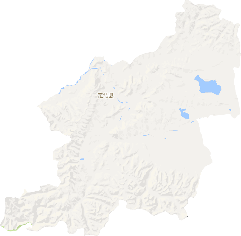 定结县电子地图