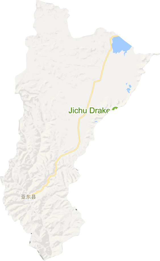 亚东县电子地图