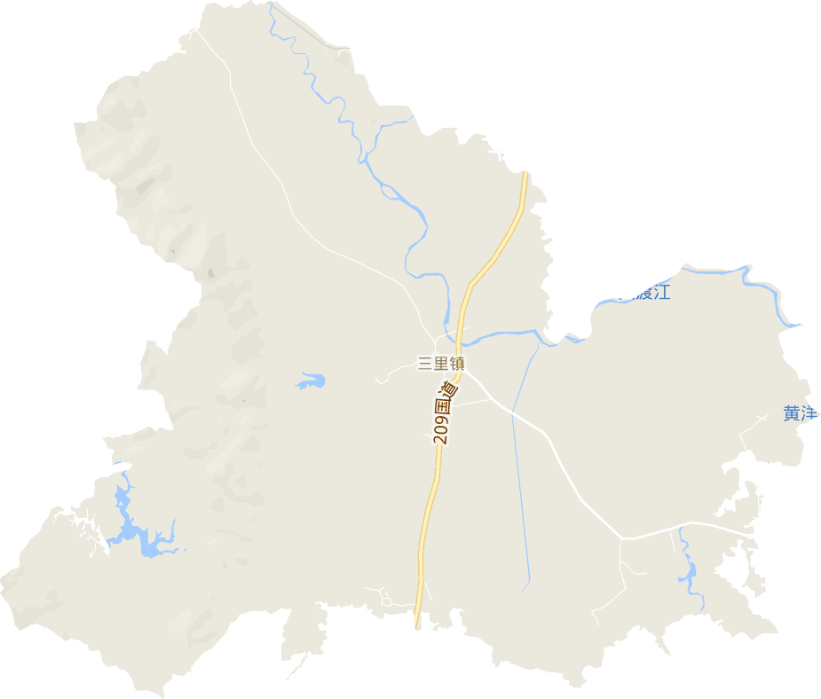 三里镇电子地图
