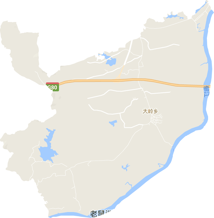 大岭乡电子地图