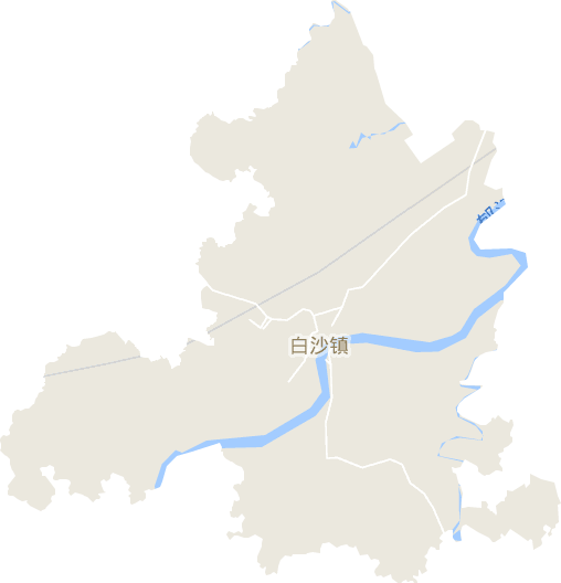 白沙镇电子地图