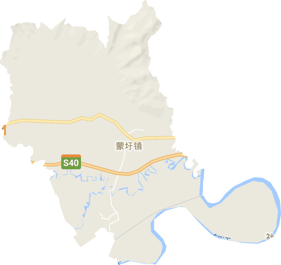 蒙圩镇电子地图