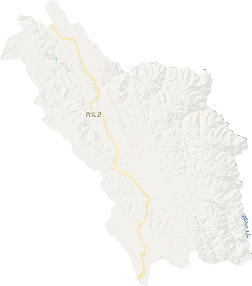 贡觉县电子地图