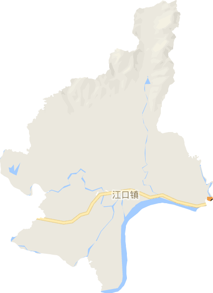 江口镇电子地图