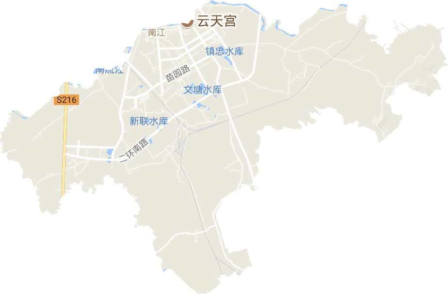 南江街道电子地图