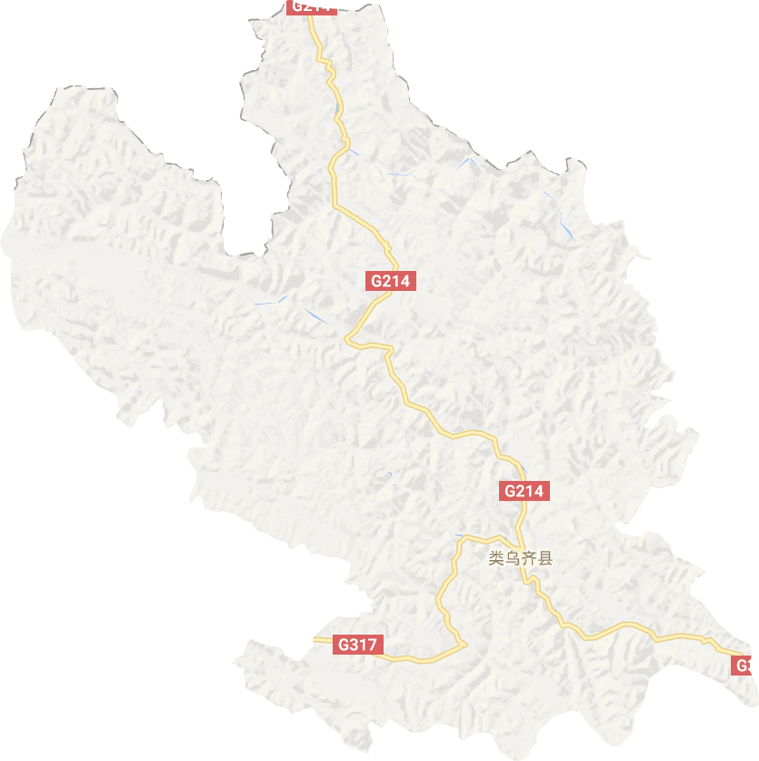 类乌齐县电子地图