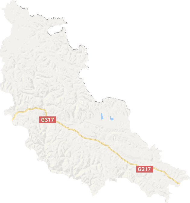 丁青县电子地图