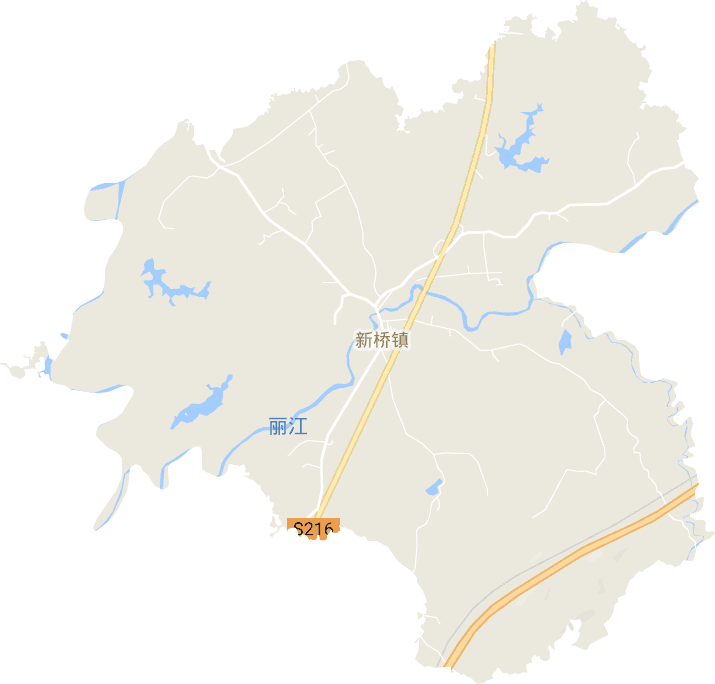新桥镇电子地图