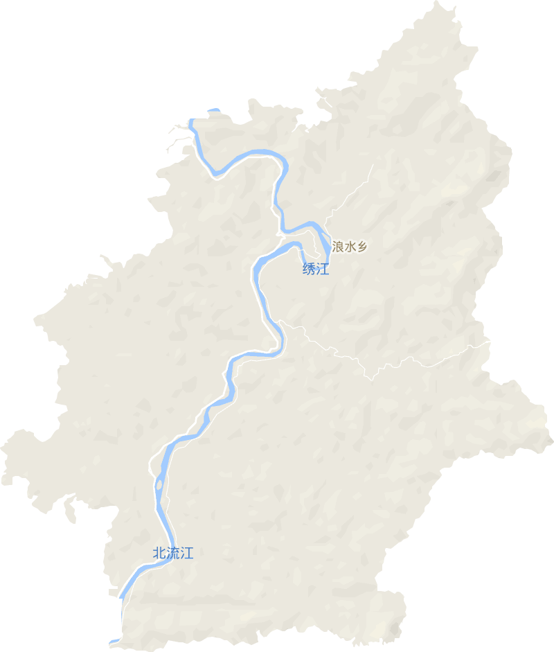 浪水镇电子地图