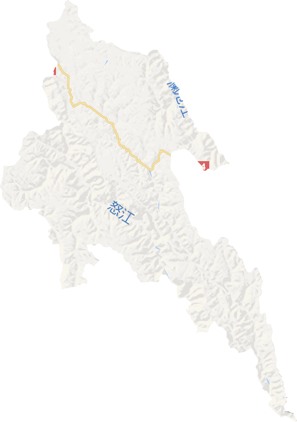 左贡县电子地图