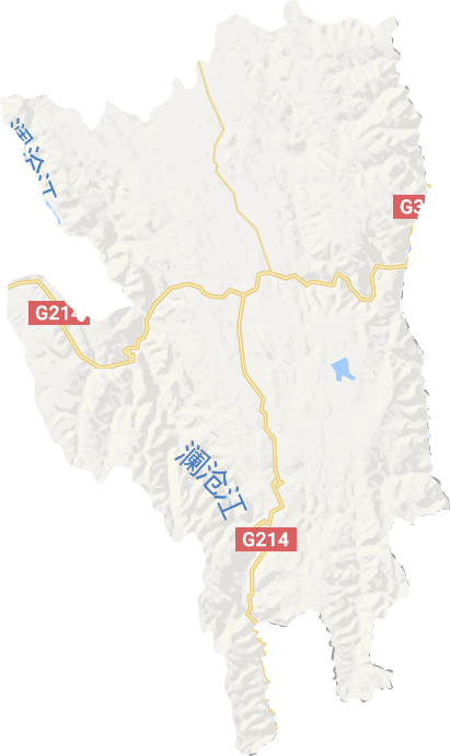 芒康县电子地图