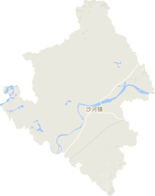 沙河镇电子地图