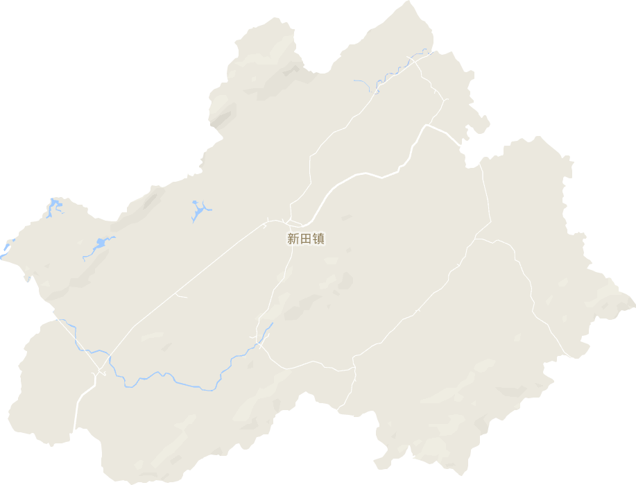 新田镇电子地图