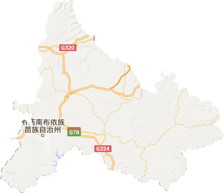 黔西南州电子地图