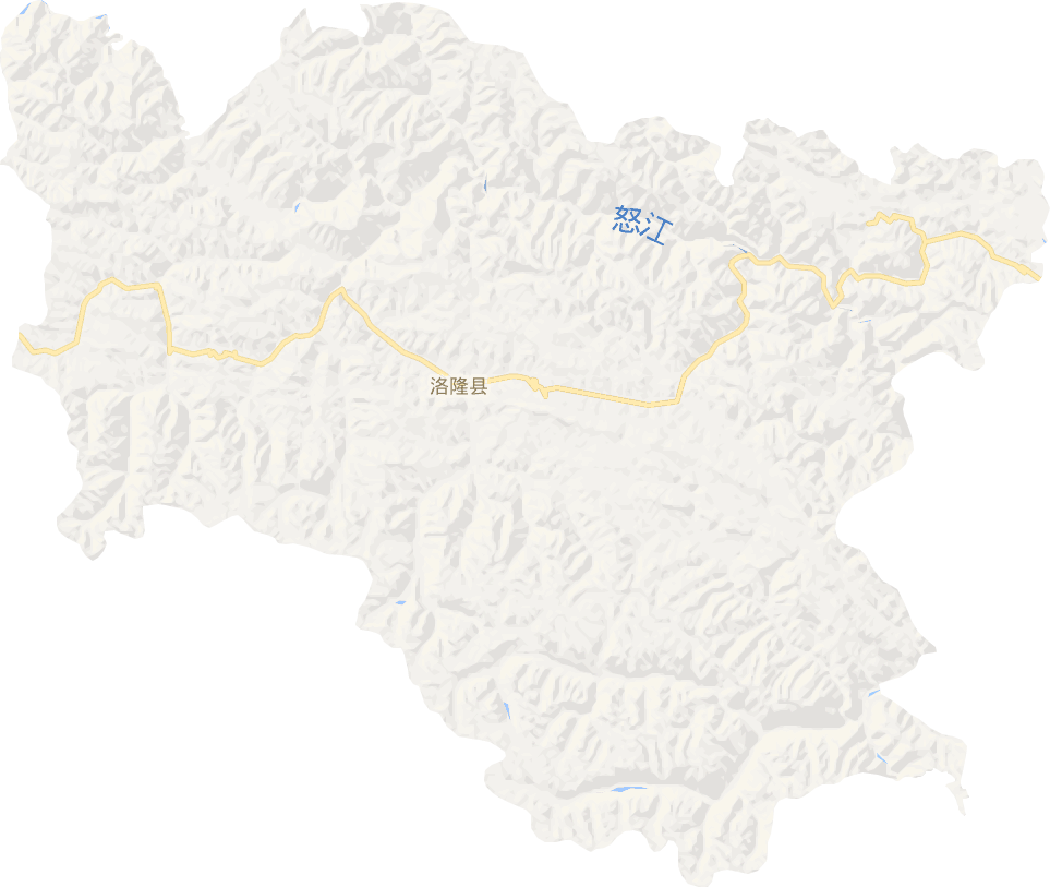 洛隆县电子地图