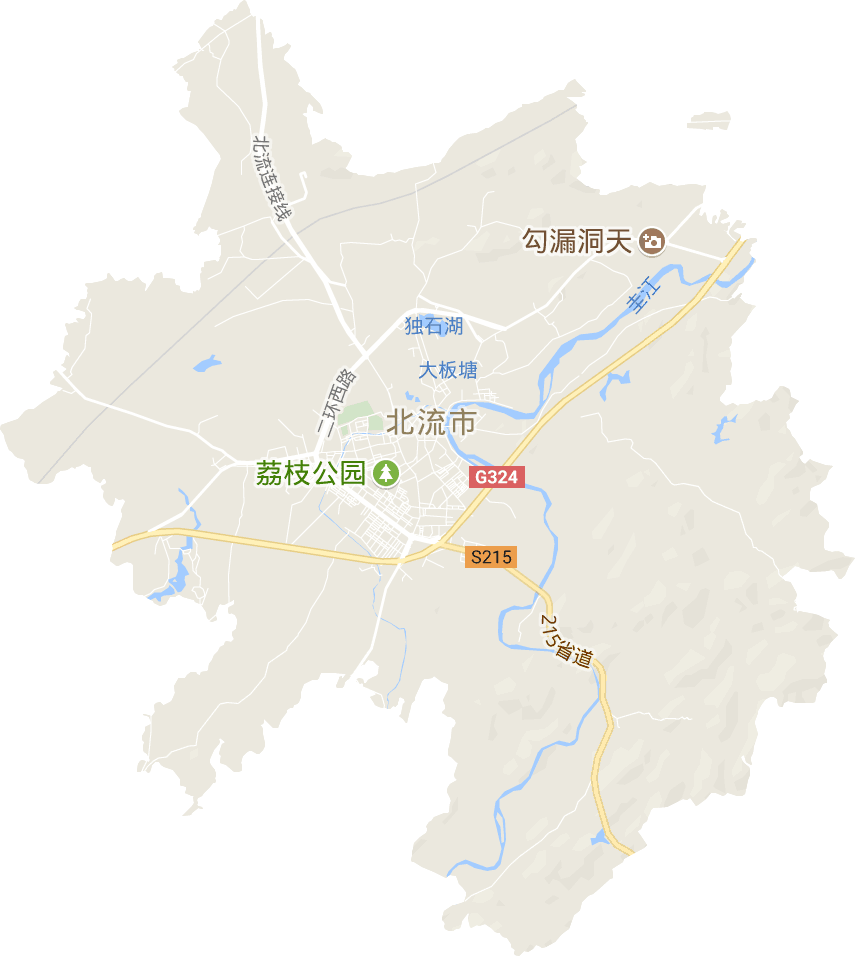 北流镇电子地图