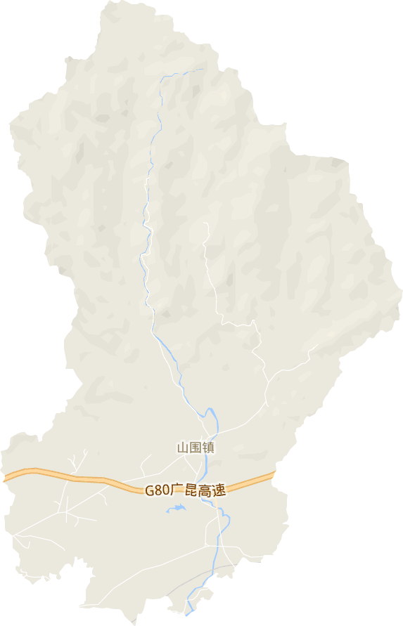 山围镇电子地图
