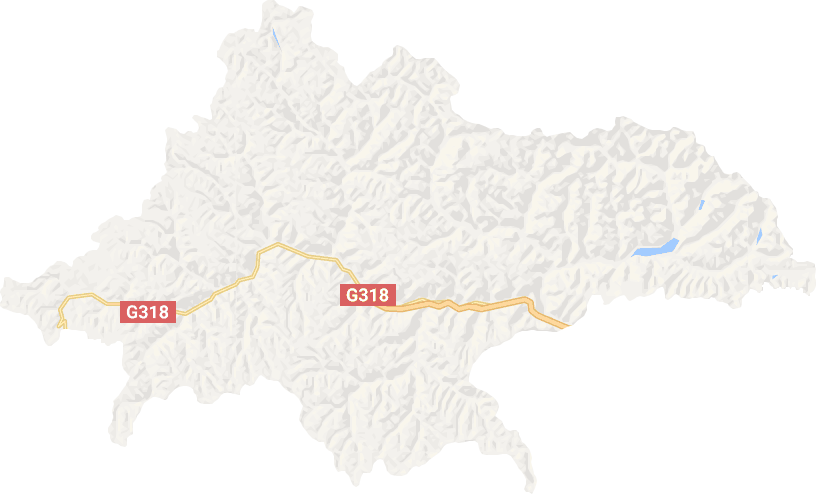工布江达县电子地图