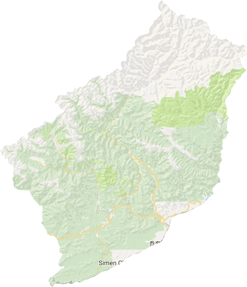 墨脱县电子地图