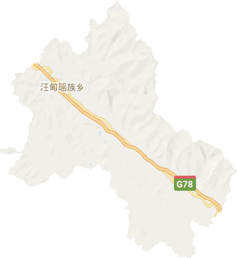 汪甸瑶族乡电子地图