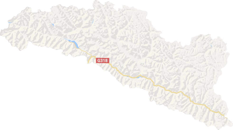 波密县电子地图