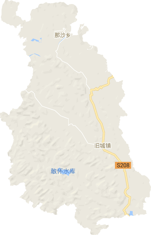 旧城镇电子地图
