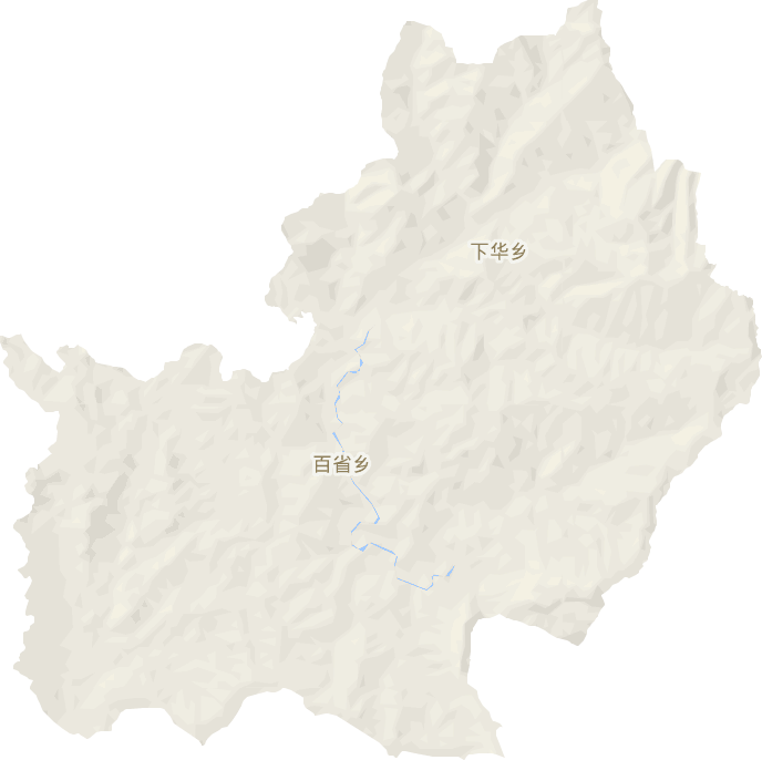百省乡电子地图