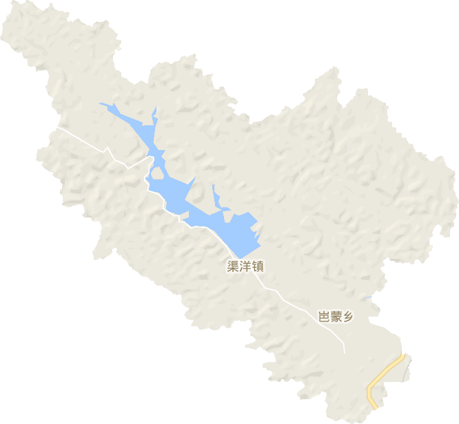 渠洋镇电子地图