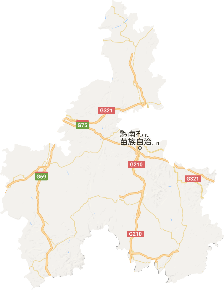 黔南州电子地图
