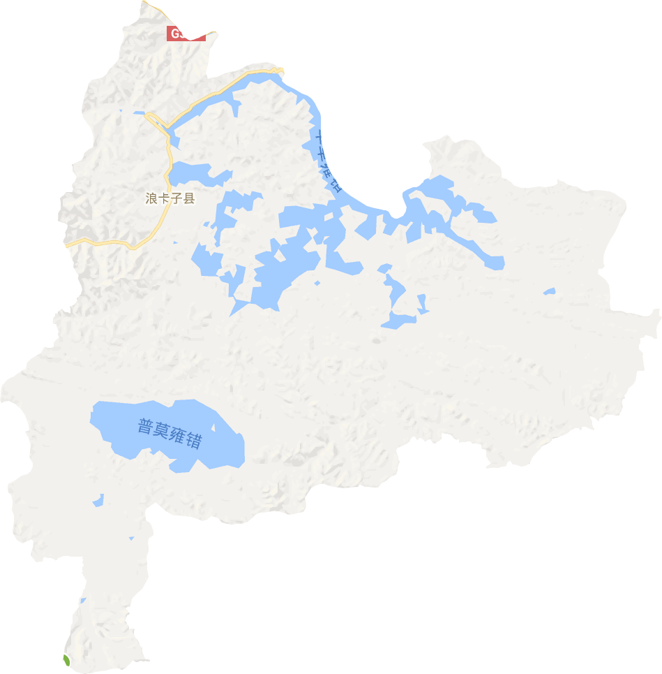 浪卡子县电子地图