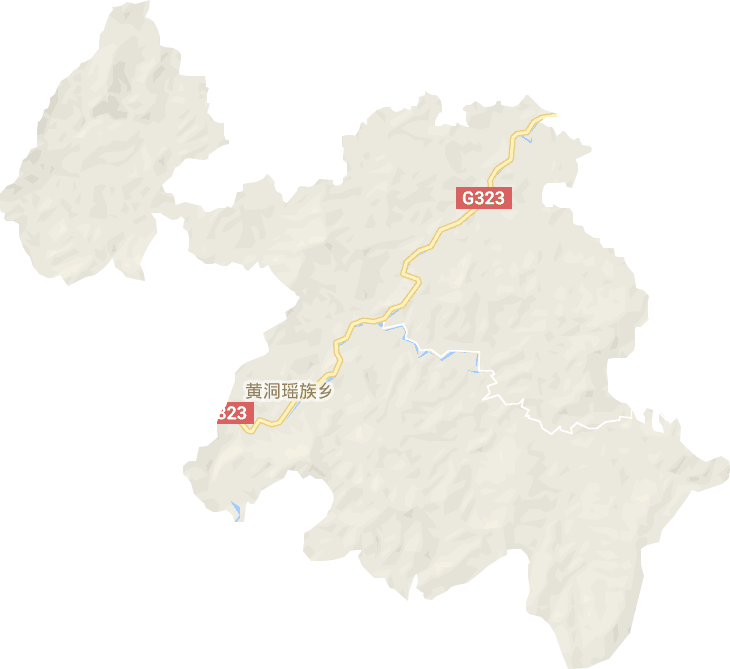 黄洞瑶族乡电子地图
